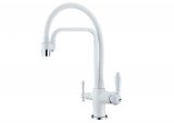 Смеситель ZorG ZR 342-8 YF WHITE