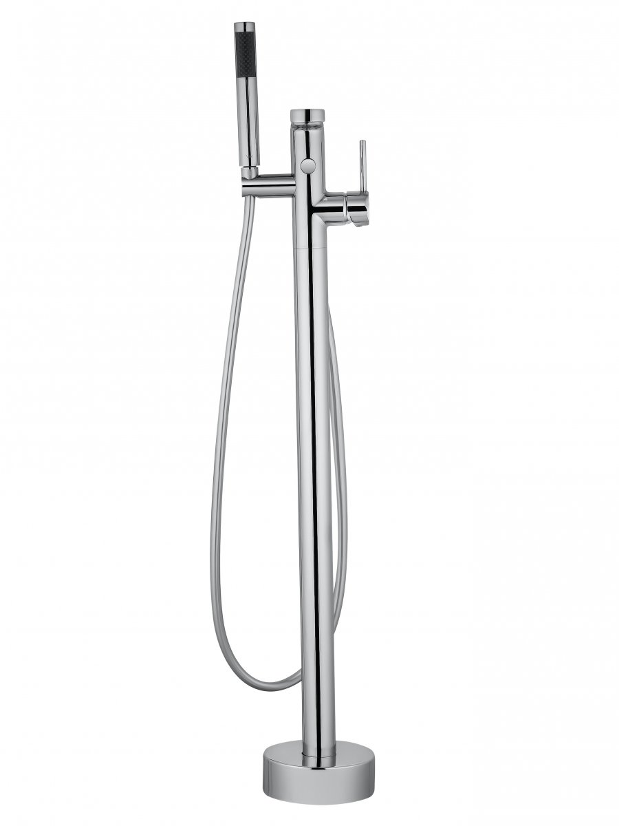 Смеситель для ванны напольного монтажа WONZON & WOGHAND STICK, Хром (WW-88649901-CR)