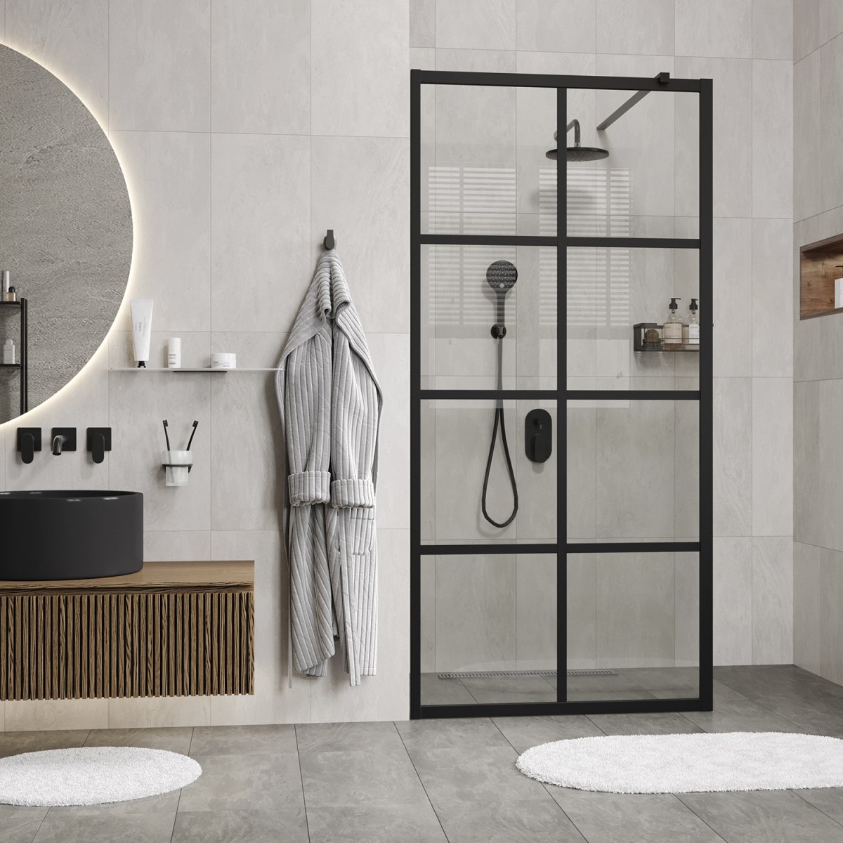 Душевая перегородка WasserKraft 66W39