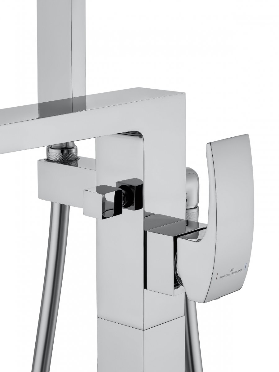 Смеситель для ванны напольного монтажа WONZON & WOGHAND FIT, Хром (WW-88649009-CR)