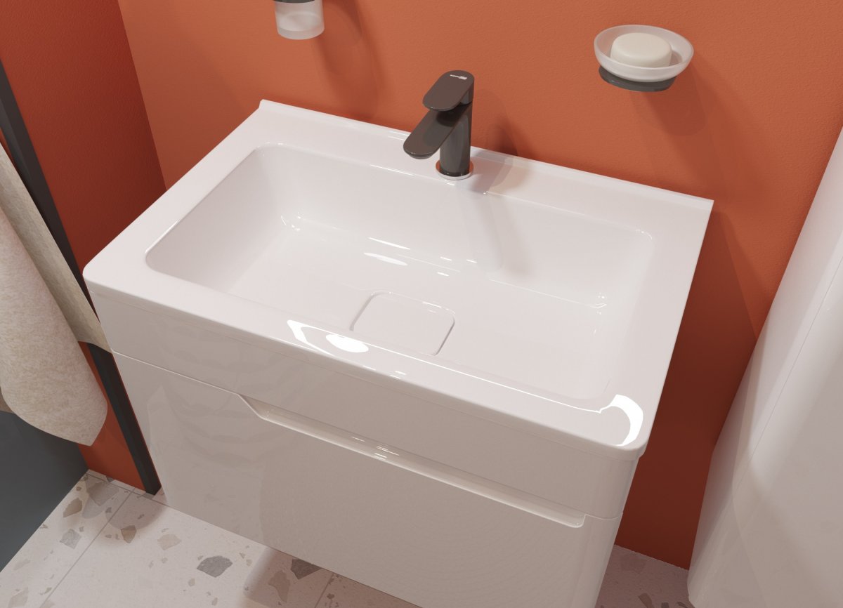 Раковина ESTET Каре Люкс 700х450