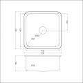 Кухонная мойка EMAR EMB-127A PVD Nano Coppery мойка универсального монтажа