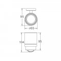 Стакан для ванной комнаты Haiba HB8706, черный