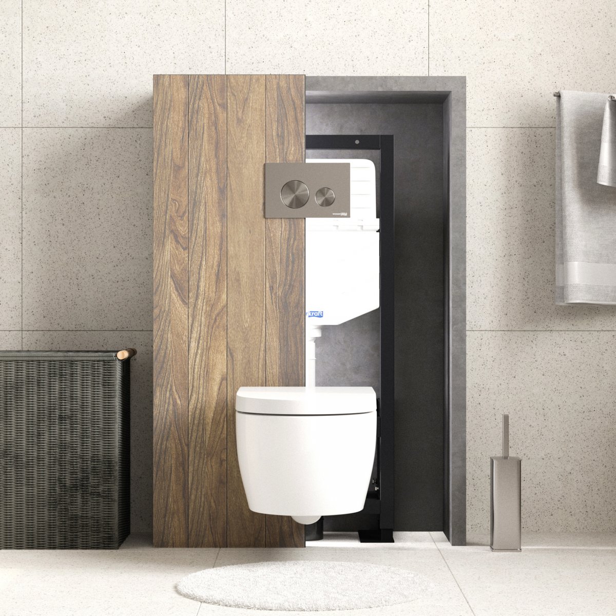 Система инсталляции для унитазов WasserKraft 61TLT.010.ME.BN02