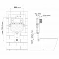 Встраиваемый смывной бачок WasserKraft 10TLT.031.ME