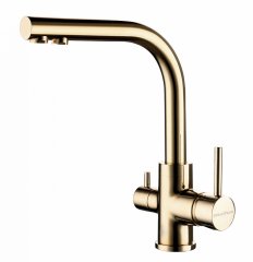 Смеситель для кухни Paulmark ESSEN, золото, Es213011-G