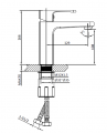 Смеситель для раковины AltroBagno Lamberto 0139 GrMt