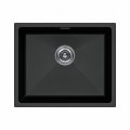 Мойка Paulmark LUMI 55UNI, IT-GRANIT, LU55-BL, черный, 555х460