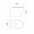 Комплект Maretti 3 в 1: унитаз CA10PBM29-844, инсталляция AC11P5211, кнопка AC12UM-740