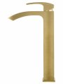 Смеситель для раковины высокий WONZON & WOGHAND FIT, Брашированное золото (WW-88239009- BG)