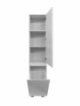 Пенал напольный ESTET Dallas Luxe правосторонний с бел. корзиной (ШхГхВ) 400х340х2000