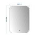 Зеркало Maretti Florenza FL146080P69EL 60x80 см