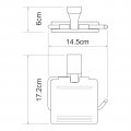 Держатель туалетной бумаги WasserKraft 5025W