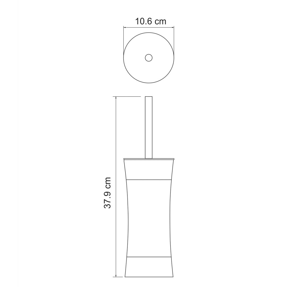 WasserKRAFT Wern K-7527 Щетка для унитаза