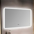 Зеркало с LED-подсветкой MELANA-10070  подогрев/часы (MLN-LED052-2)