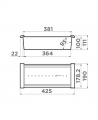 Коландер Omoikiri CO-02-PVD-GB графит