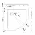 Душевой поддон WasserKraft 58T01