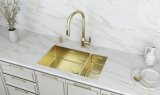 Смеситель для кухни Paulmark UNIVERSAL, светлое золото, Un213880-LG