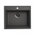 Кухонная мойка Ulgran Quartz Forte 580-09, мокрый асфальт