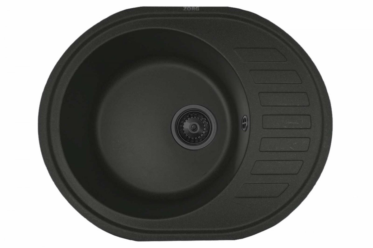 Мойка кухонная Zorg GR 620 BLACK GRAFIT
