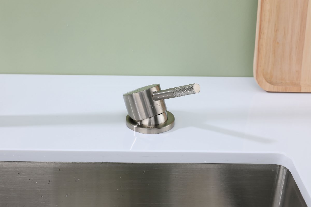 Смеситель для кухни Paulmark ESTETICA, брашированная сталь, Es218006-BS