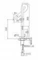 Смеситель для раковины WONZON & WOGHAND LOOP, Черный матовый (WW-112-00-508)