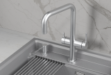 Смеситель для кухни Granula Kitchen Space 8275 нержавеющая сталь, подключение к фильтру