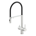 Смеситель для кухни с гибким изливом ALTROBAGNO Флуссо (Flusso) 050201 Ni