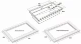 Мойка Paulmark LUMI-MULTI SINK 74 UNI, белый, 740х450мм, LU-MULTI 74-WH
