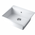 Мойка Omoikiri Akari 57-WH Tetogranit/белый, арт. 4997365