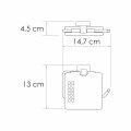 WasserKRAFT Rhin K-8725 Держатель туалетной бумаги