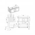 Тумба под раковину подвесная La Fenice Cubo FNC-01-CUB-B-80, белая
