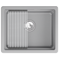 Мойка для кухни Granula Kitchen Space 5501iU алюминиум, 55х45 см, прямоугольная