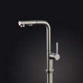 Смеситель для кухни Paulmark NEO, брашированная сталь, Ne214419-BS