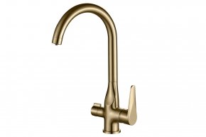 Смеситель Steel Hammer SH 910 BRONZE для кухонной мойки