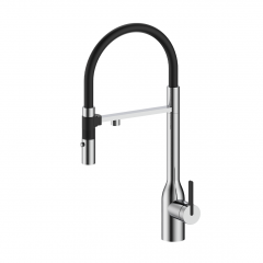 Смеситель для кухни Paulmark MAGNETO ONE, брашированная сталь, Ma213188-BS