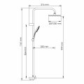Душевая система WasserKraft A017 без смесителя