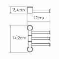 Держатель полотенец WasserKraft 1053N