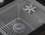 Мойка для кухни Granula Kitchen Space Rinzer 5505RU алюминиум, 55х45 см, прямоугольная