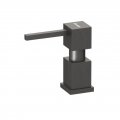 Дозатор для жидкого мыла, квадратный, SSA-013-GL (Gun Light, PVD, satin) - Светлая оружейная сталь