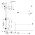 Смеситель Lemark  Bellario LM6802C для ванны