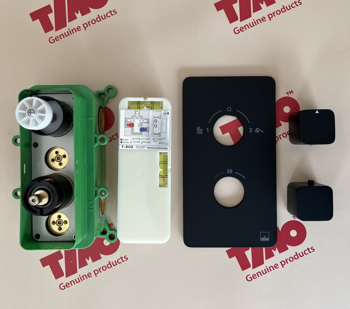 Встраиваемая душевая система с термостатом TIMO Petruma SX-5059/03SM, черный