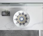 Раковина чаша Bronze de Luxe Lotos 5008, белый/синий