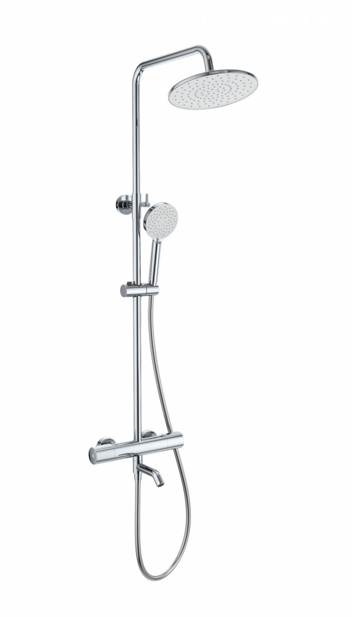Душевая система с термостатом WONZON & WOGHAND INN 2, Хром (WW-A3006-T1-CR)
