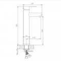 Смеситель для раковины Haiba HB11801, сатин