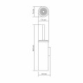 Щетка для унитаза WasserKraft 1087W