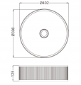 Раковина AltroBagno Costoso 001008 BrAn из нержавеющей стали