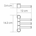 Держатель полотенец WasserKraft 1053W