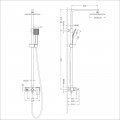 Душевая система TIMO Selene SX-1030/03, черный