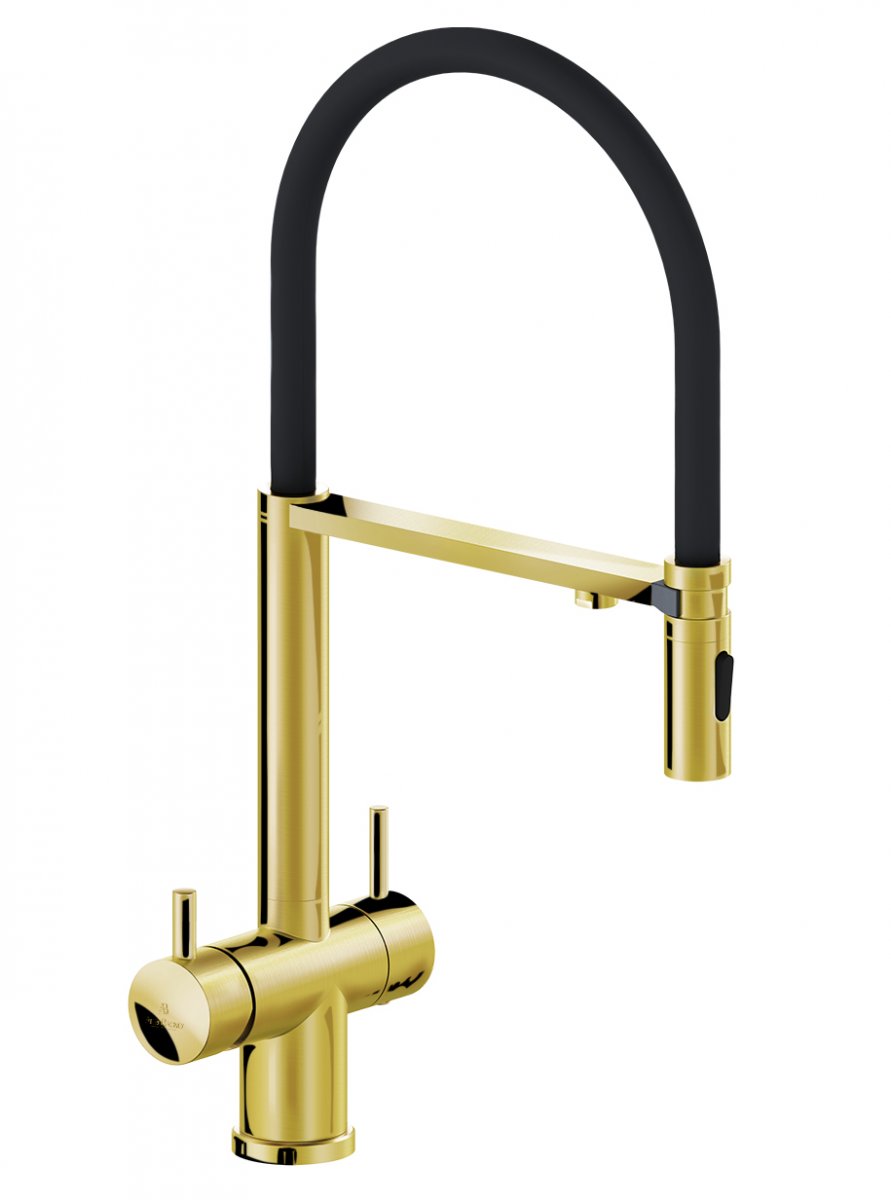 Смеситель для кухни с гибким изливом ALTROBAGNO Флуссо (Flusso) 050205 Gl